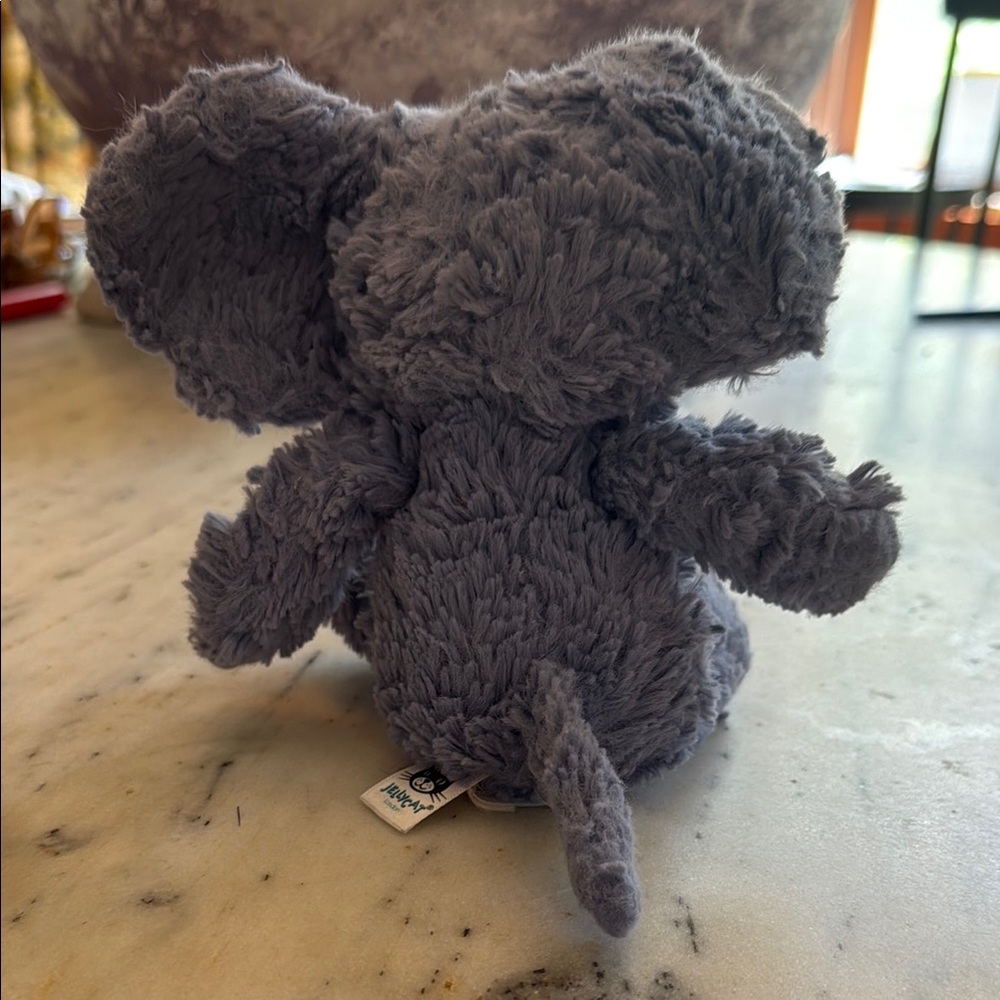 RARE Jellycat Squiggle Plush Elephant Toy - Picture 2 of 4